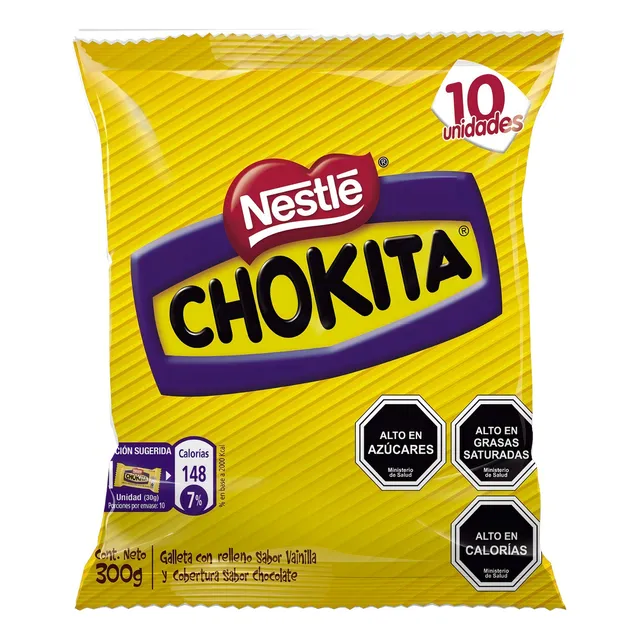 Galleta Bañada Chokita Multipack 10x30g X3 Bolsas