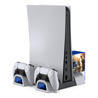 Suporte Cooler Para Ps5 Resfriador E Carregador De Controles Suporte Cooler Para Ps5 Resfriador E Carregador De Controles