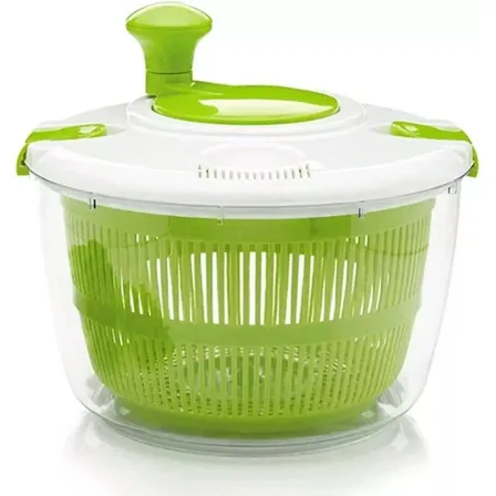 Centrifuga Secador De Lechuga Frutas Salad Spinner Color Verde