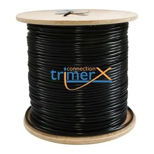 Cable De Red Exterior Utp Cat 6 Rollo 305 Mts. Cobre Trimerx
