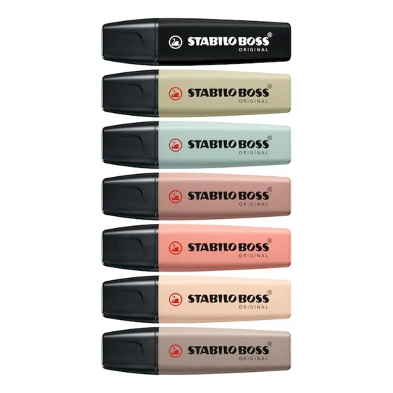 Resaltador Stabilo Boss Naturecolors Wallet X8u. Surt.