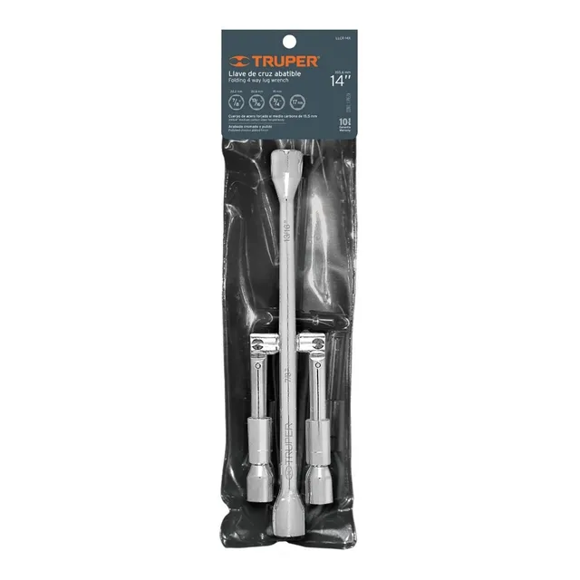 Llave Cruz Para Auto 14 Pulg Plegable 15484 Truper
