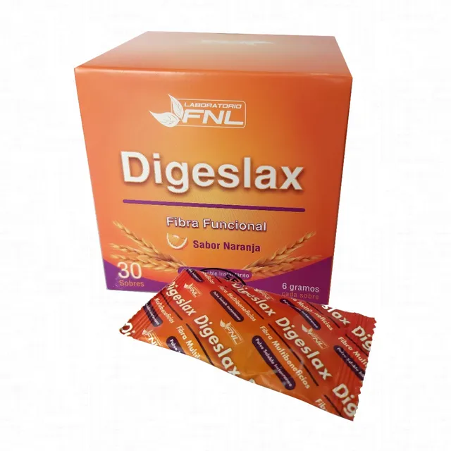 Digeslax 1 Caja Laxante Estreñimiento Phyllium Sabor Naranja