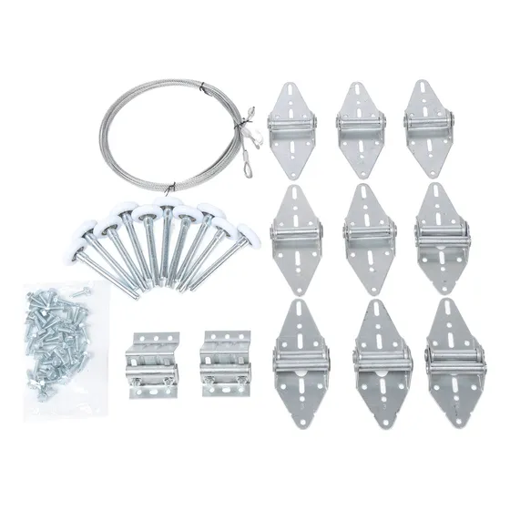 Juego De Soportes Enrollables Para Puertas De Garaje, Kit De