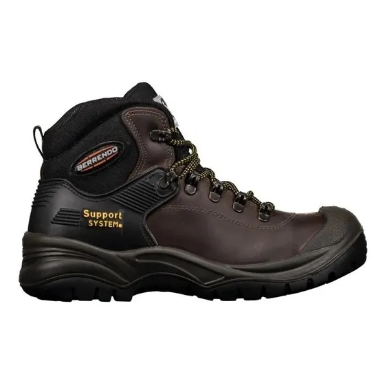 Bota Berrendo 703 Con Casquillo De Acero Café 25 A 31
