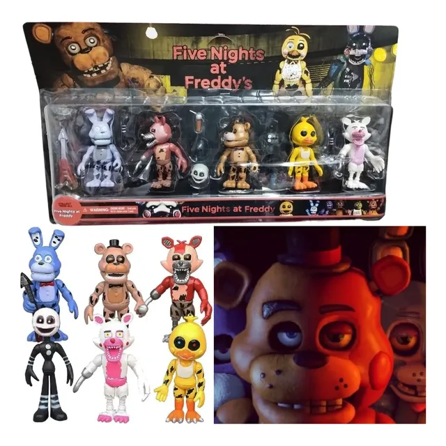 Set X 6 Muñecos Five Nights At Freddy's - Articulados 