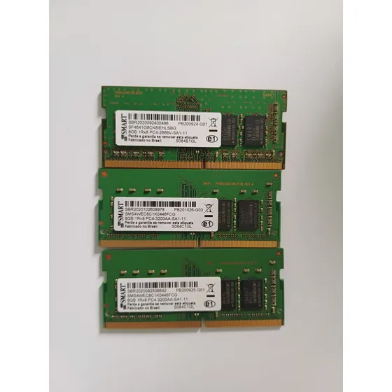 Memória Notebook Ddr4 8gb 3200mhz Pc4-3200a Garantia (usado)