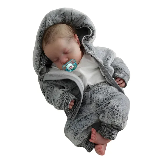 Muñeca Bebé Reborn Realista Regalo Niña Juguete Abrigo 43cm