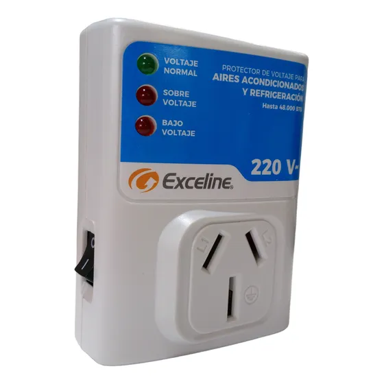 Protector Voltaje Split Aire Enchufable Toma China Exceline