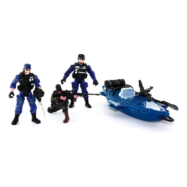 Playset Policia Chico Bote