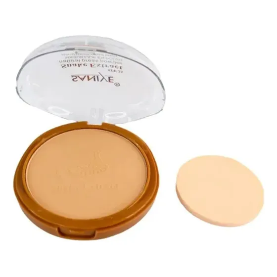 Saniye Polvo Compacto Snake Extract Protector Fps25 C/espejo