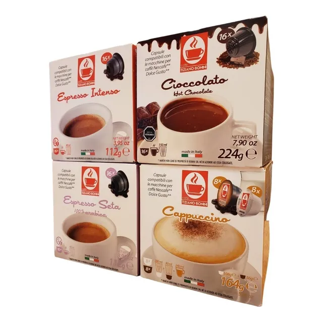 60 Cápsulas Bonini Compatibles Dolce Gusto - Arma Tu Pack
