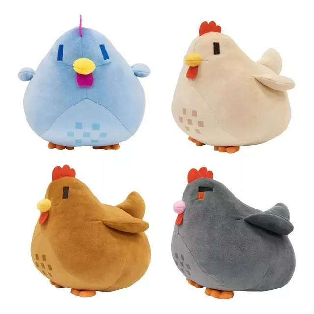4 Piezas Stardew Valley Pollo Muñeco Peluche Juguete Regalo
