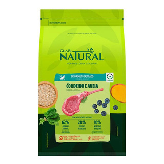 Ração Gatos Castrados Guabi Natural Cordeiro E Aveia 7,5kg Ração Gatos Castrados Guabi Natural Cordeiro E Aveia 7,5kg