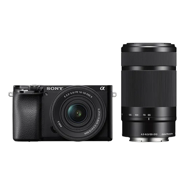 Cámara Digital Mirrorless Sony Aps-c A6100 1650mm + 55210mm