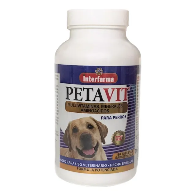 Suplemento Petavit 60 Comprimidos (estimulante Del Apetito)