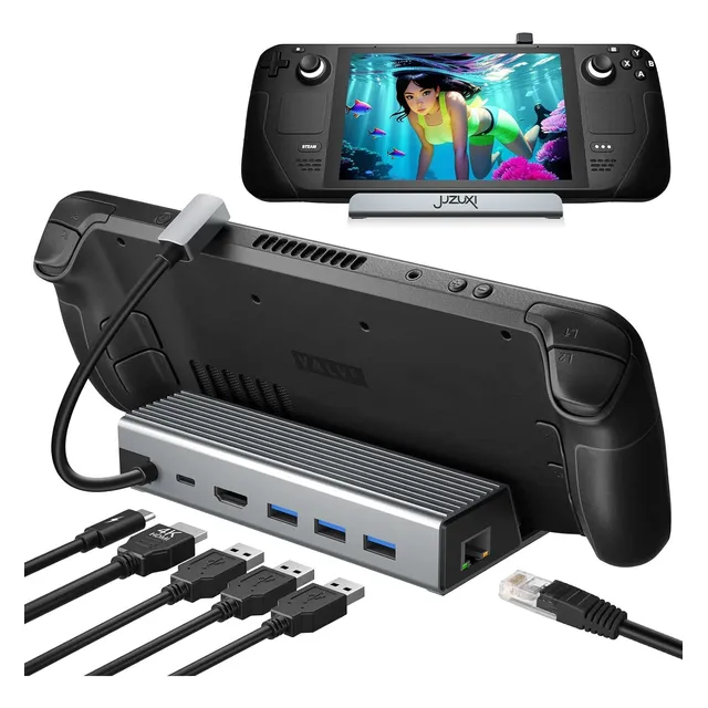 Dock Estación De Carga Para Asus Rog Ally Y Steam Deck