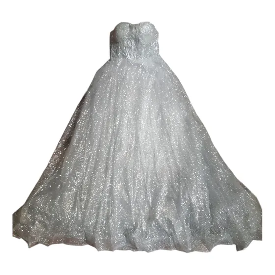 Vestido Largo De Mujer Brillante / Vestido De Fiesta / Gala