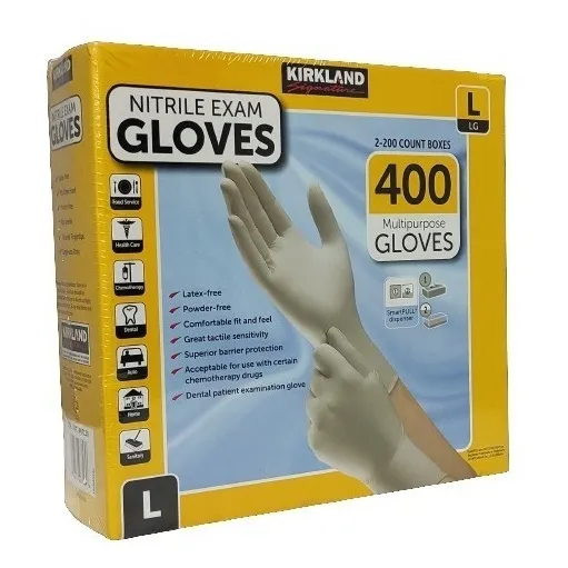 Guantes De Nitrilo Desechables Libre De Latex Tallas L Y M