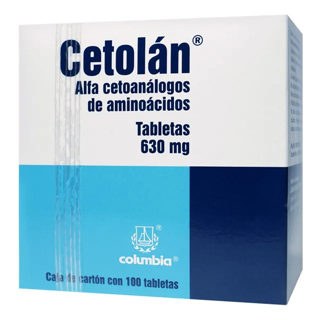 Cetolan 630 Mg Caja C/100 Tabletas - LABORATORIOS COLUMBIA COMERCIAL, S.A. DE C.V.