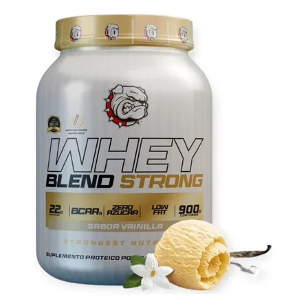 Proteina Whey Blend 900g - Strongest Sabor Vainilla