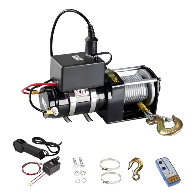 Winche Electrico 12v 3000 Lbs Control Remoto Inalambrico Eoland Winche Electrico Con Control Remoto Inalambrico 3000 Libras Winche 12 V Inalambrico Con Control Remoto