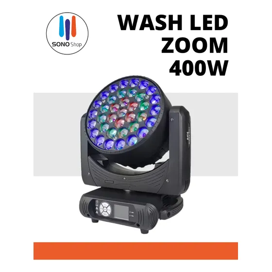 Cabeza De Luz Móvil Wash Led Zomm 400w
