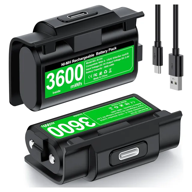 Batería Para Control De Xbox One/series De 3600 Mwh