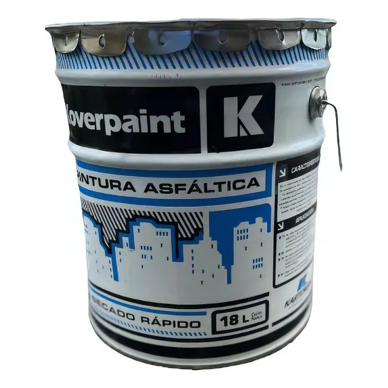 Pintura Asfáltica X 18lts - Kartonsec Color Negro