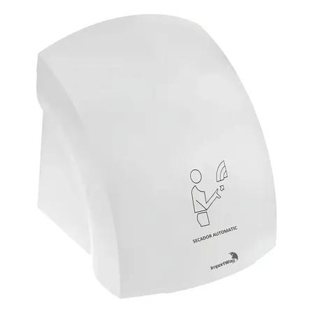 Secador De Mãos Automático Elétrico Com Sensor 12m/s 1500w Cor Branco 127v