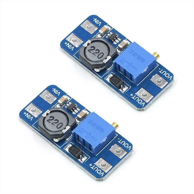 2 X Mini Convertidor Voltaje Step Up Dc Dc, Mt3608, 28v, 2a