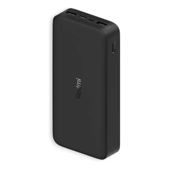 20000mah Redmi 18w Fast Charge Power Bank Black