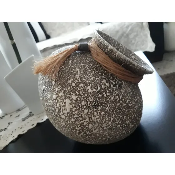 Jarron De Adorno Decoracion Hogar, Fino Accesorio Para Casa