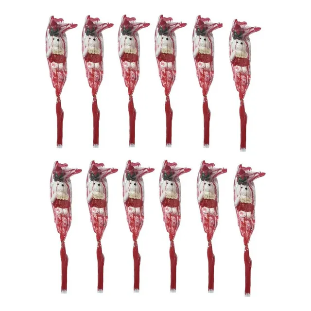 12 Rosas Con Oso Y Luces 3 Velocidades - Rojas