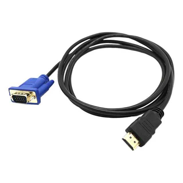 A Hdtv Macho De 1,8 M Vga Cable Adaptador De Video Av Macho
