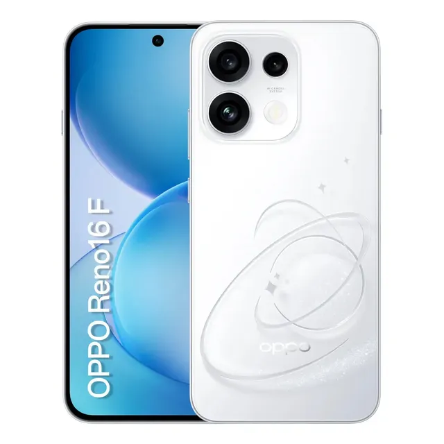 Smartphone Oppo Reno 16f 5g 256gb 3 Cameras 50mp 7000mah Nfc Branco