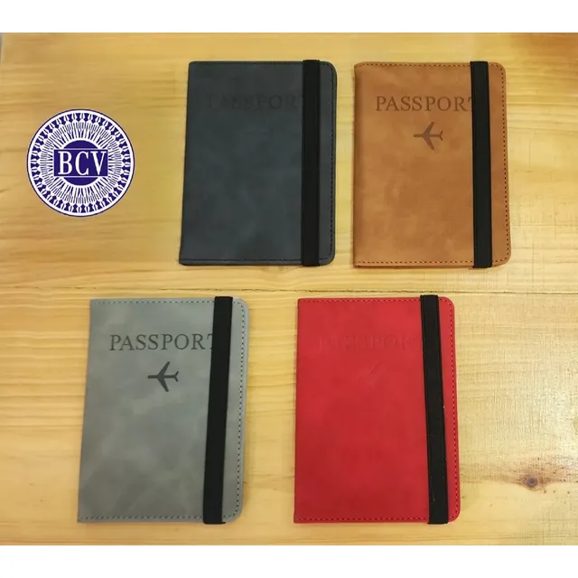 Porta Pasaporte Fabricado En Cuero Damas Caballeros