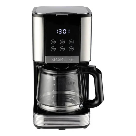 Cafetera Digital De Filtro Smartlife Selector De Intensidad