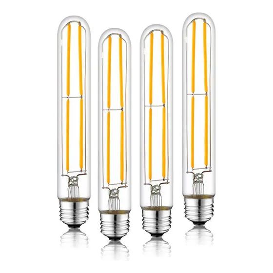 Bombilla Filamento Led Vintage T30 Tubular 7.28  Largo 6 W K