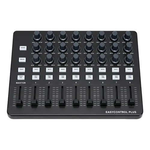 Controlador MIDI USB KFX CR9 9 Faders 9 Knobs 4 Cenas Mac Windows