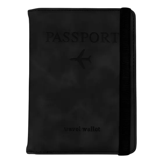 Porta Pasaporte Porta Documentos Billetera Proteccion Rfid