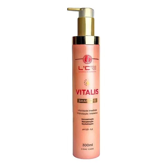 Shampoo 300ml Vitalis L'cri Cosméticos