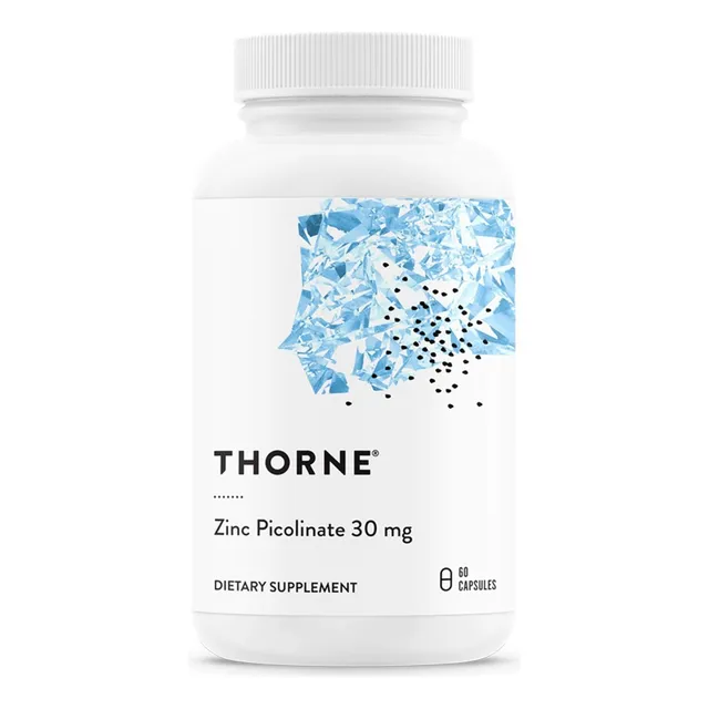 Picolinato De Zinc 30 Mg Thorne 60 Cápsulas
