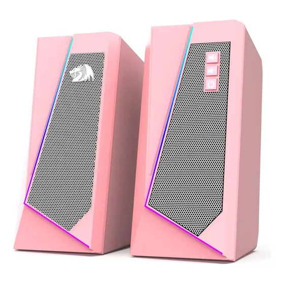 Caixa De Som Alto Falante Para Pc Redragon Gs520 Anvil Rosa