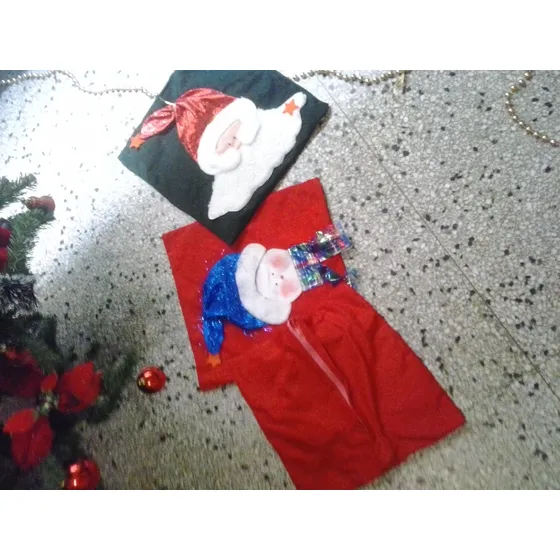 Forros Cojines Motivo  Navideño 3 Piezas.med 34cm X 34cm
