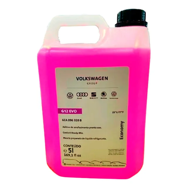 Aditivo Radiador 5l G12 Evo Pronto P/ Uso Genuíno Volkswagen