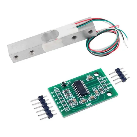 Celda De Carga 20kg Con Amplificador Hx711 Sensor De Peso