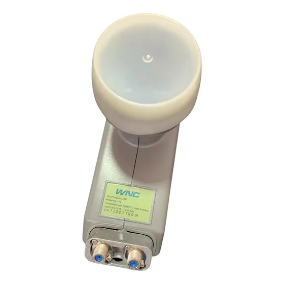 Lnb Dual Marca Wnc  Para Antenas De Tv Directv Y Simple Tv