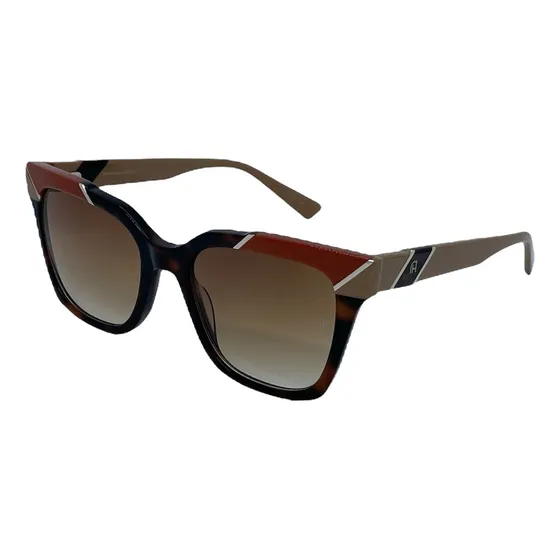 Óculos Solar Ana Hickmann Cris 1 Ah90044 G21 Lente Degradê Cor Marrom