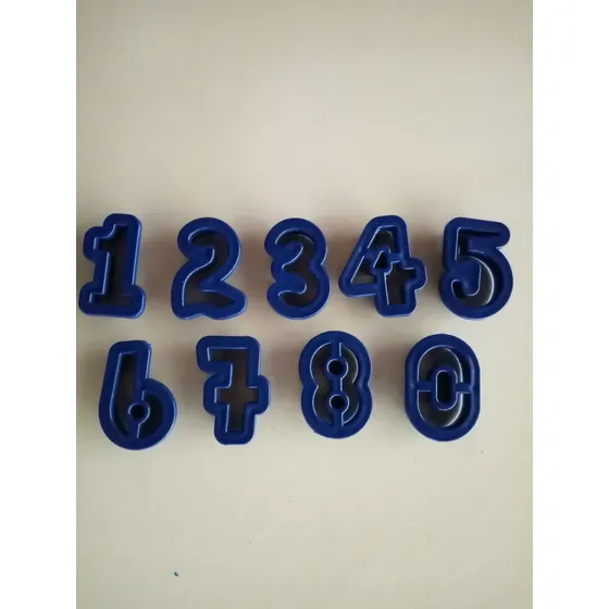 Cortadores Galletas Letras Y Numeros